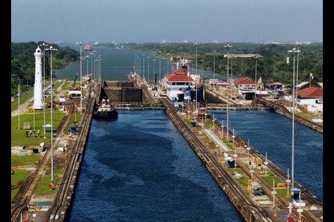 The Government Cut was dredged in preparation for the expanded Panama Canal (pictured)